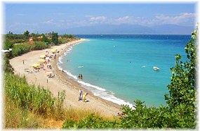Maisons de vacances & Chambre d'hotes en Grece Peloponnese Delphes - Les plages peloponnese